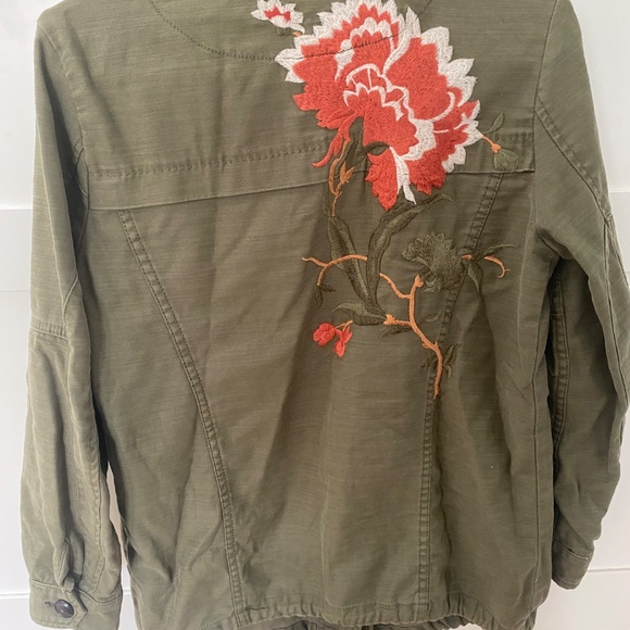 Anthropologie Hei Hei Embroidered Utility Jacket XS - Picture 4 of 6